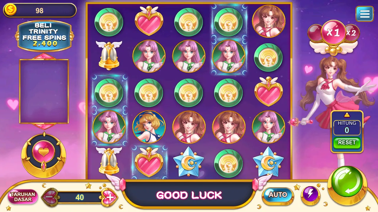 Tampilan Game Putri Bulan Pc777